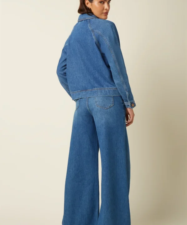 King Louie Espana Penny jacket stone denim cazadora tejana azul claro king Louie 10527472 3 scaled e1772911697167