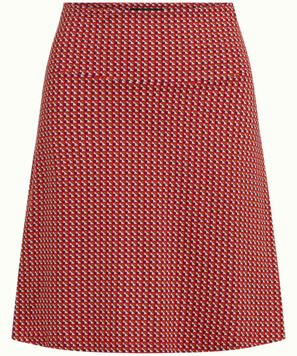 King Louie Espana falda border bora bora roja skirt king Louie 10438 655 F e1772917475886