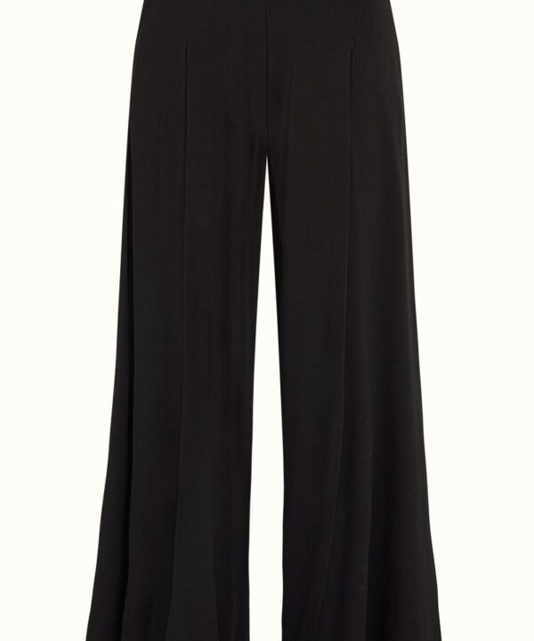 King Louie Espana pantalones antonia silva negros ancho King Louie 09479 001 F e1772909634505