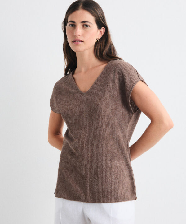 Camiseta texturizada MUS & BOMBON Liora
