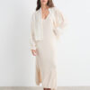 Mus bombon vestido de punto tirantes escote pico VEL YAKIRA BEIGE 2 e1772395605841