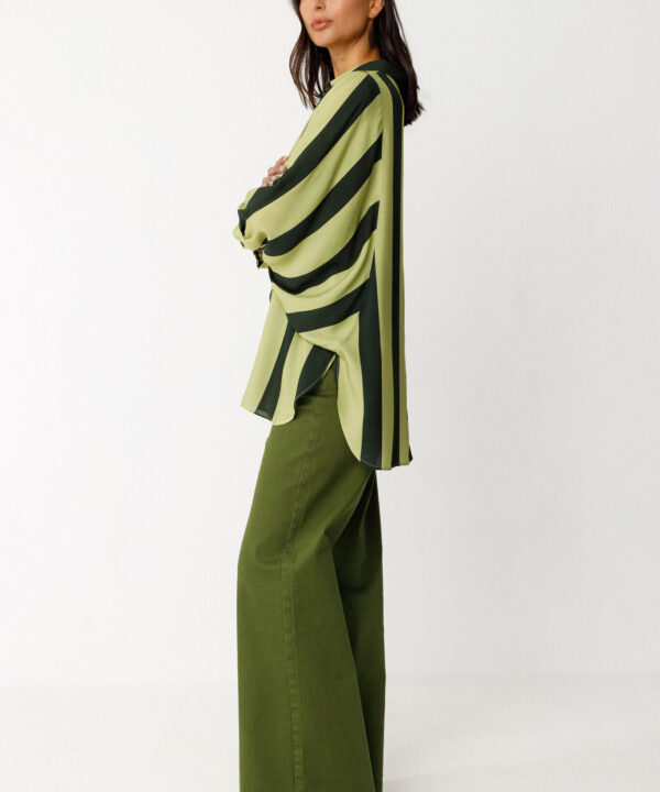 SKFK Camisa KATRIN rayas verde manga larga 1 scaled e1774425674947