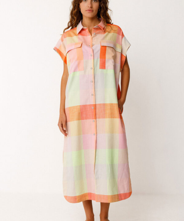 Vestido camisero SKFK Lama