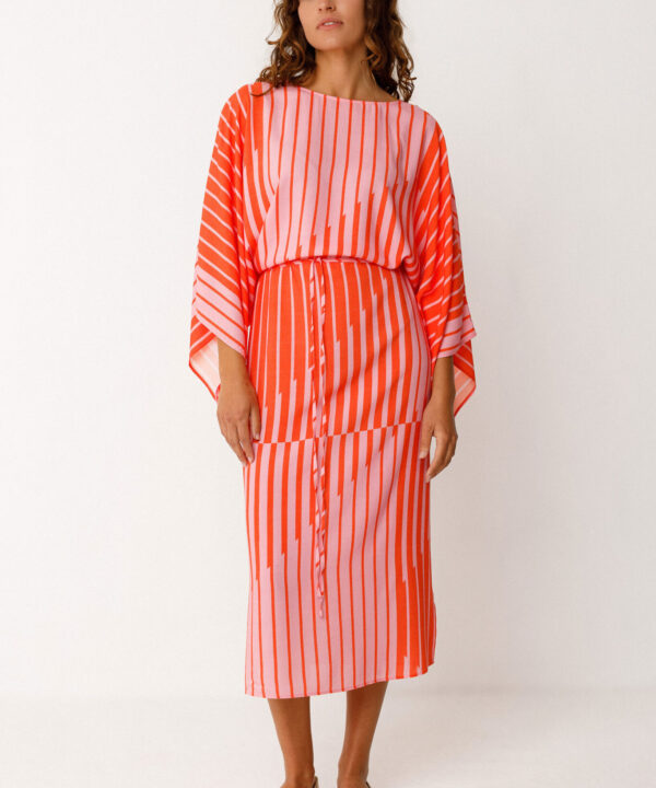 Vestido midi ecovero SKFK Ligi