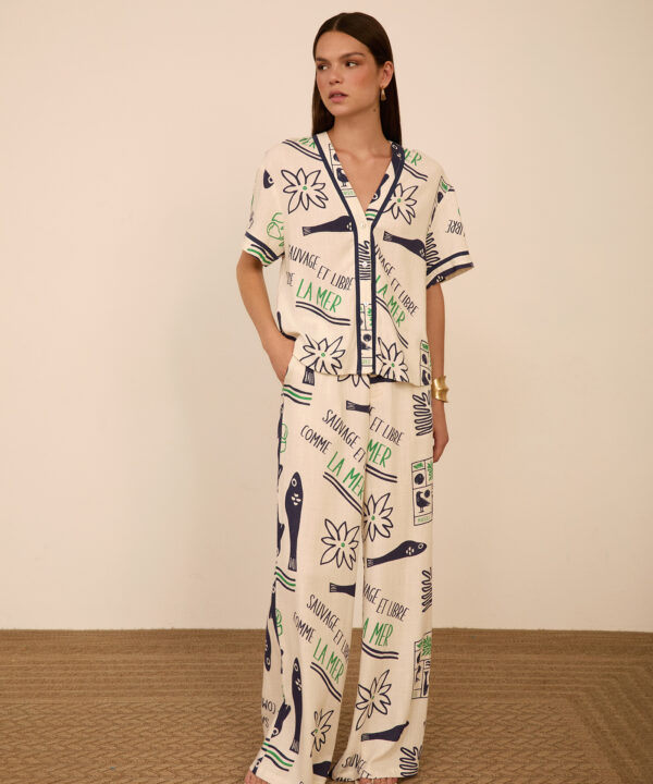 meisie camisa estampado la mer meisie M99B11PEN 02 e1774939056449