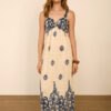 meisie vestido largo estampado azul tirantes meisie M99V02PFC 02 e1774939888692