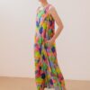 PAN producto basico 2602264 Vestido Est. Manchas colores sin mangas