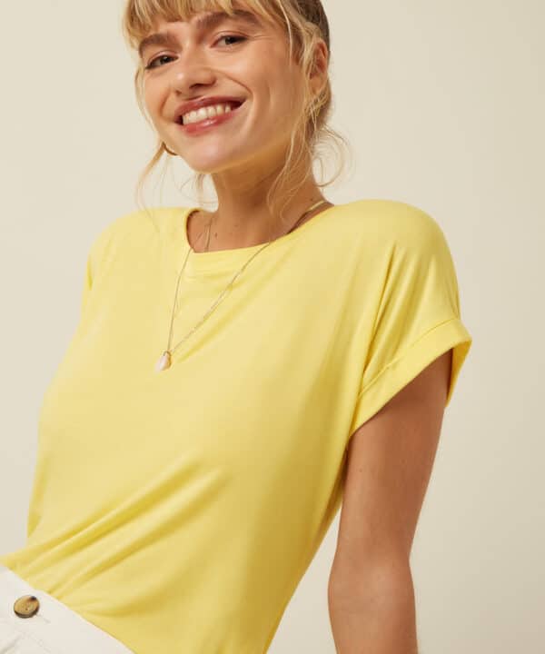 Camiseta Aria KING LOUÏE Caprice amarillo