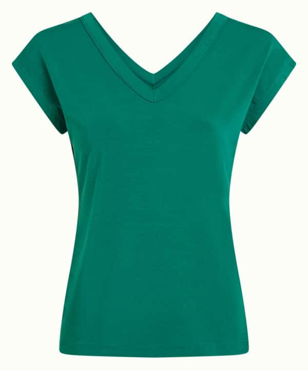 King Louie top verde pico double V top caprice King Louie Espana 09726 218 F