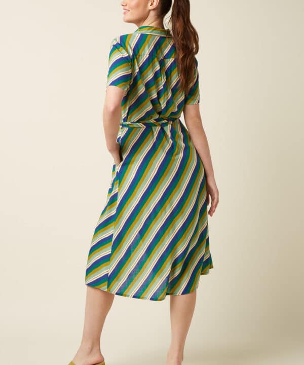 Alternative view of Vestido camisero Olive midi KING LOUÏE Cliff