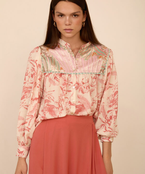 Blusa MEISÏE estampada bimateria