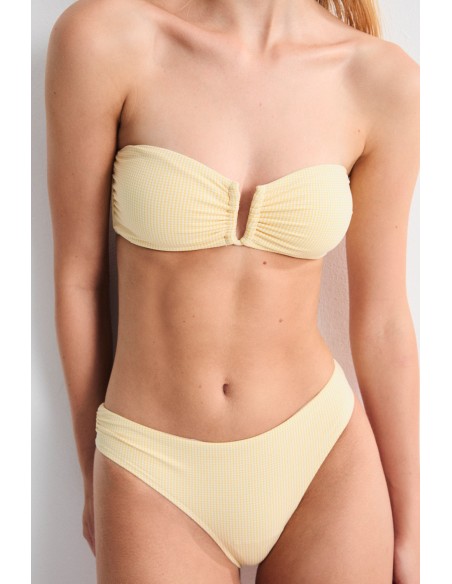 Alternative view of Bikini MUS & BOMBON Candra amarillo mantequilla