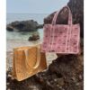 Mus Bombon bolsa talita playa tela acolchada