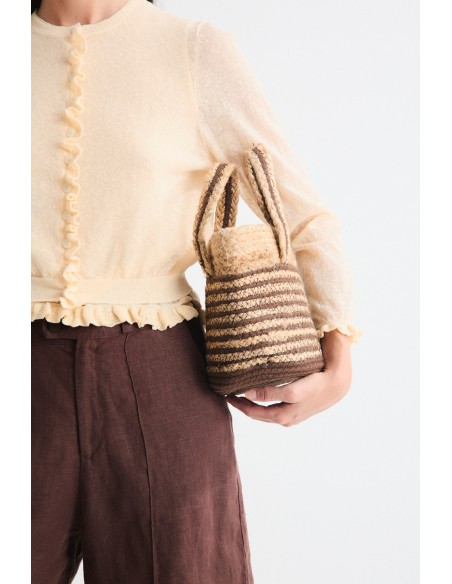 Alternative view of Bolso rafia MUS & BOMBON Kiram