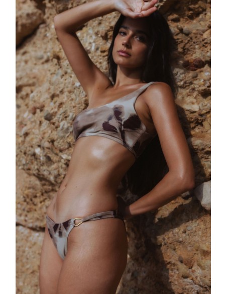 Alternative view of Bikini MUS & BOMBON Zinia marrón