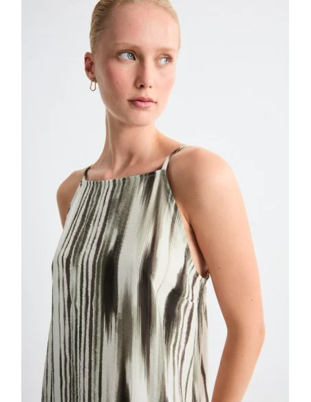 Alternative view of Vestido estampado rayas MUS & BOMBON Taner