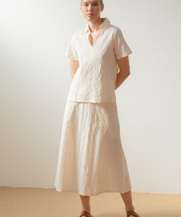 PAN producto basico 2602112 Falda Cruda evase