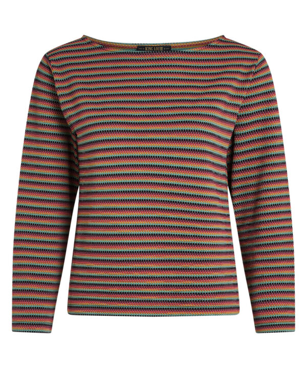 King Louie Espana Camiseta Boatneck top Beebop 10909 999 F