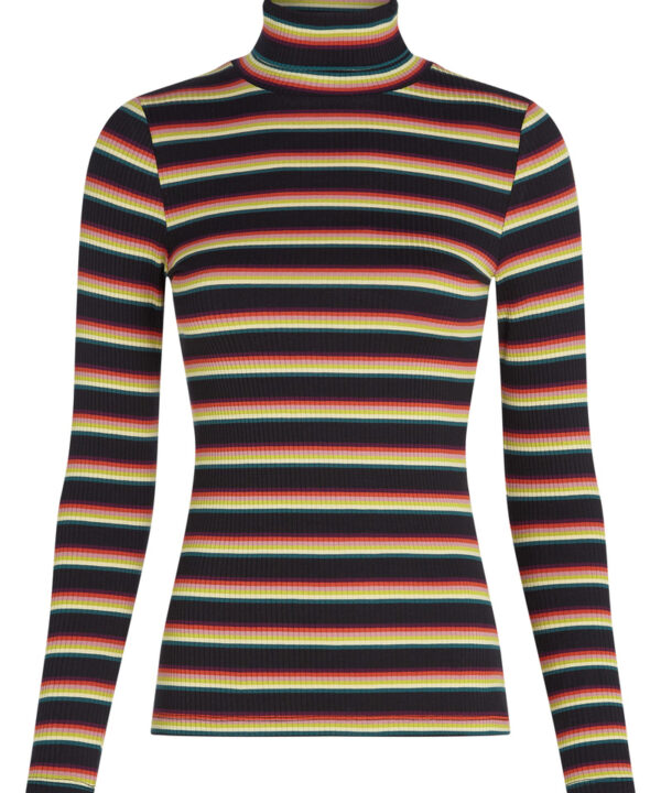 King Louie Espana Camiseta cuello alto rayas rollneck top Lottie stripe 11036 511 F