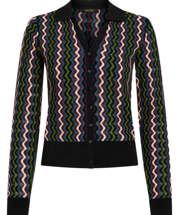 King Louie Espana Cardigan Lene cardi wyler punto 10890 001 F