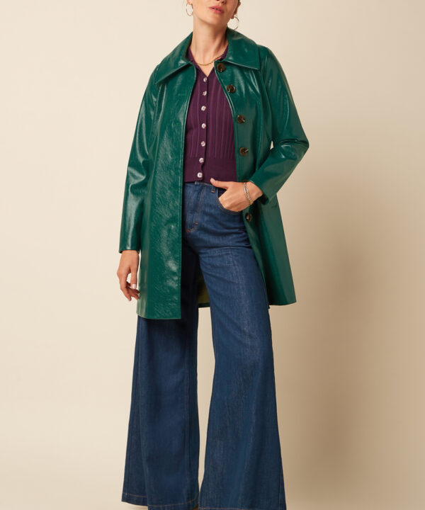 Abrigo Anais KING LOUÏE Glitz verde