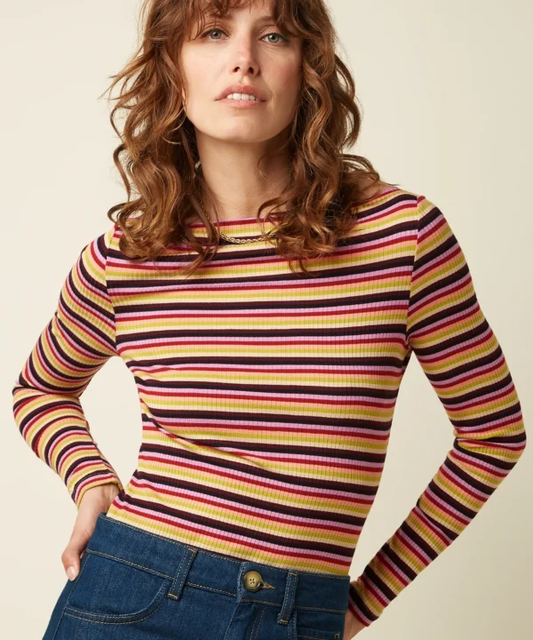 Camiseta KING LOUÏE Marina Josie rayas