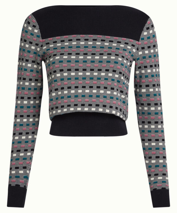 King Louie Espana jersey kiki top brume 10817 001 F