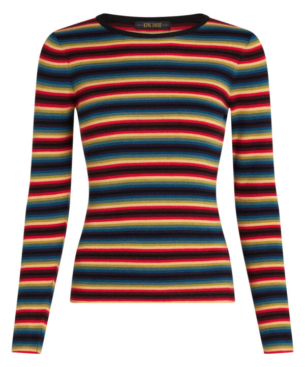 King Louie Espana jersey rayas multicolor agnes top lone 10887 999 F