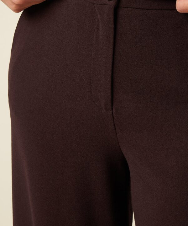 King Louie Espana pantalon peppa pants woven crepe marron 07833572 1