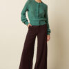 King Louie Espana pantalon peppa woven crepe marron 07833 572 MF
