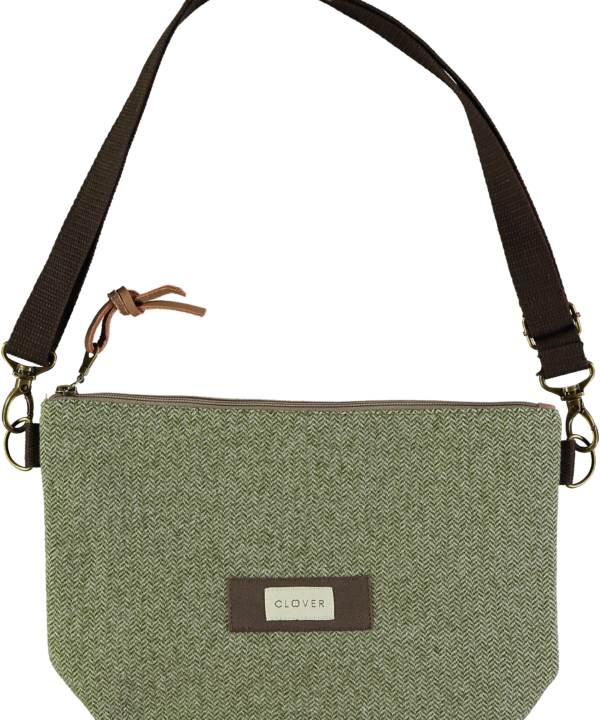 Bolso y riñonera Belt CLOVER Selena espiga verde