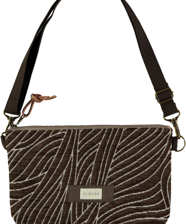 Bolso y riñonera Belt CLOVER Zafiro marrón