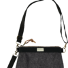 Bolso cluth clover bcn bolso de mano tela samy pana negro 260604 113555