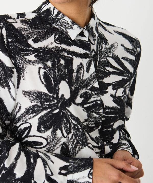 Camisa SKFK asune estampada ecovero viscosa wsh00690 k2n 1