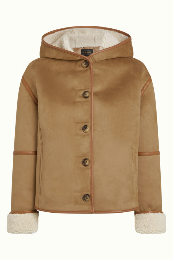 King Louie Chaqueta capucha borrego Iva Lammy 10639 091 F e1790862443205 Chaqueta capucha Iva KING LOUÏE Lammy - Imagen 4