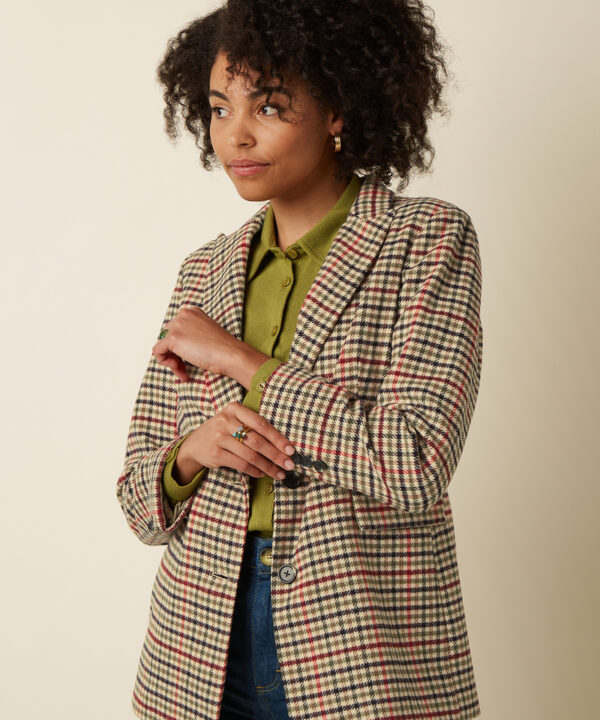 King Louie Espana americana blazer cuadros Tula Basso Check 10626 077 B King Louie Espana americana blazer cuadros Tula Basso Check 10626 077 B