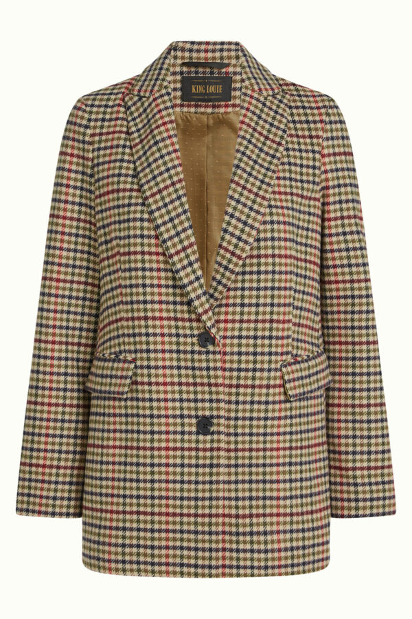 King Louie Espana americana blazer cuadros Tula Basso Check 10626 077 F e1790862865560 Americana Tula KING LOUÏE Basso Check cuadros - Imagen 4