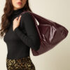 King Louie Espana bolso polipiel granate Glace Patent 10979 600 B