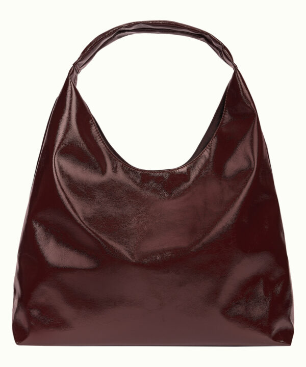 Alternative view of Bolso Glace KING LOUÏE Patent polipiel granate