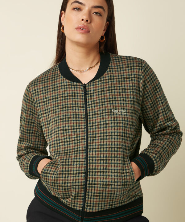 Chaqueta Bessie KING LOUÏE Vine Jacquard cuadros
