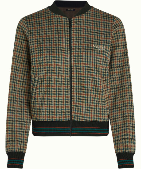 King Louie Espana chaqueta bomber cazadora cuadros Besiie vine jacquard 10858 080 F