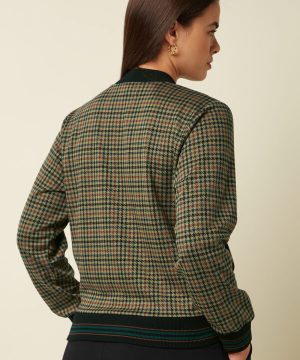 King Louie Espana chaqueta bomber cazadora cuadros Besiie vine jacquard 10858 080 MB