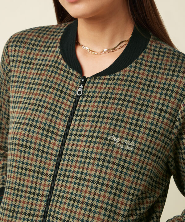 King Louie Espana chaqueta bomber cazadora cuadros Besiie vine jacquard 10858 080 MF