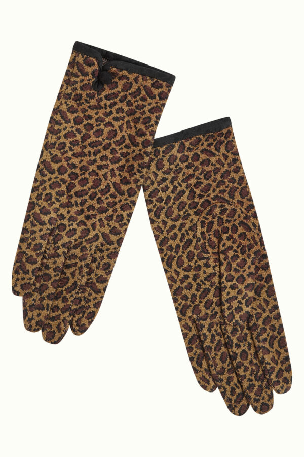 King Louie Espana guantes animal print marron leopardo King Louie 10720 551 F e1791024333775 Guantes KING LOUÏE Africa animal print - Imagen 2