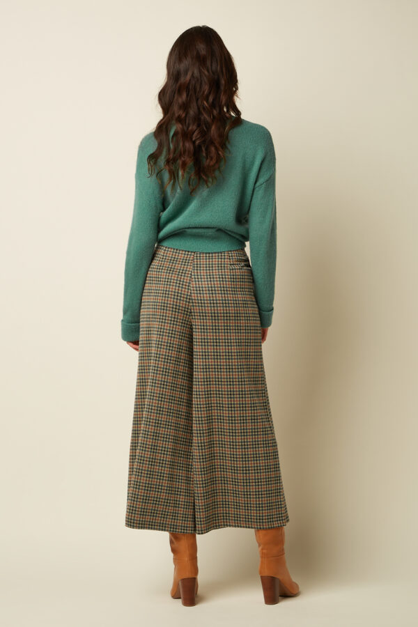 King Louie Espana pantalon cuadros pia culotte vine jacquard 10860 080 MB e1791044415785 Pantalón Pia culotte KING LOUÏE Vine jacquard - Imagen 2