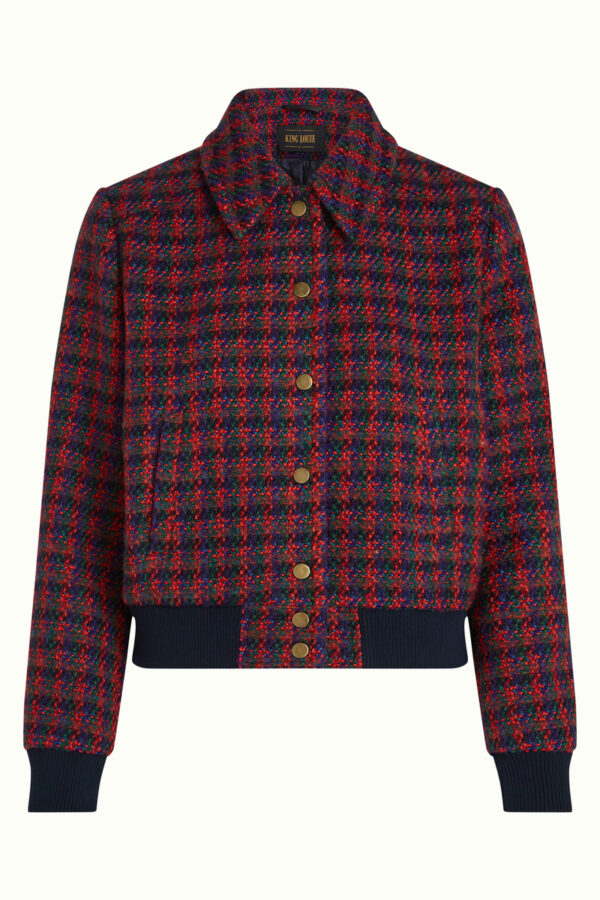 King Louie chaqueta bomber Isa Rosey rojo 10641 216 F e1790881334247 Chaqueta Isa KING LOUÏE Rosey - Imagen 3