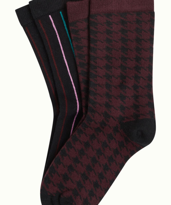 King Louie pack calcetines retro mitjons molones Backstage pata de gallo raya 11002 622 F