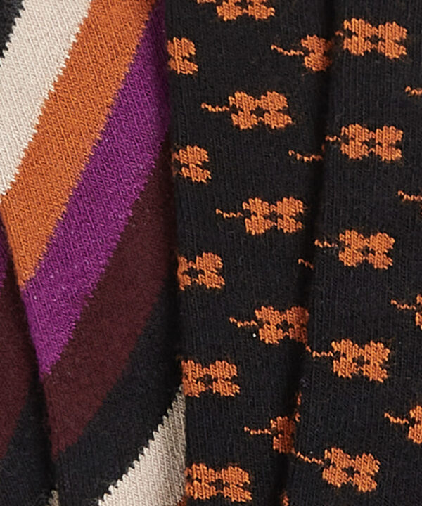 King Louie pack calcetines retro mitjons molones naranja 11005 554 X