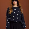 Meisie jersey jacquard lunares azul Meisie M211K03 AZ