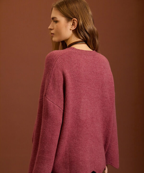 Meisie jersey oversize ondas punto rosa meisie M14K18FLY 4